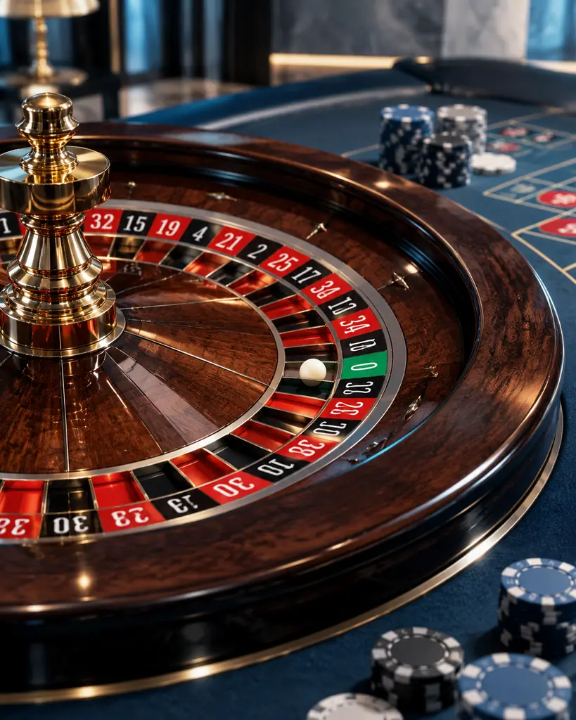 Roda roulette dan bola